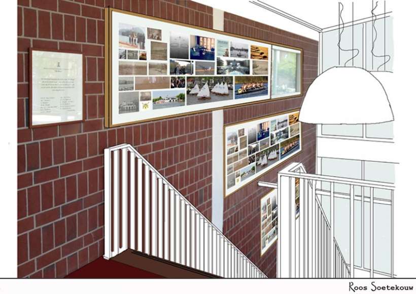 interior drawing for interior advice KARZV 'De Hoop'