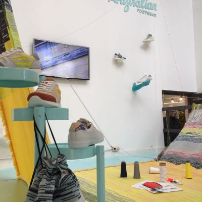 Dutch Design Week 2016, Roos Soetekouw Australian Fotwear, bags, Shoes, throws, dish towels, towels, table runners